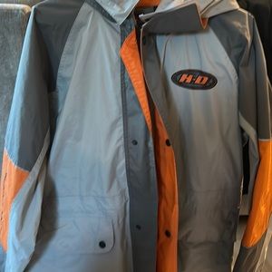 Harley Davidson rain suit.